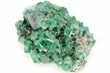 Fluorescent Green Fluorite Cluster - Diana Maria Mine, England #208877-3